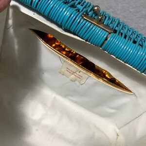 Blue Woven Women's Bag